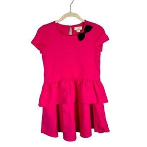 Kate Spade Girl’s Pink Ruffled Tiered Dress